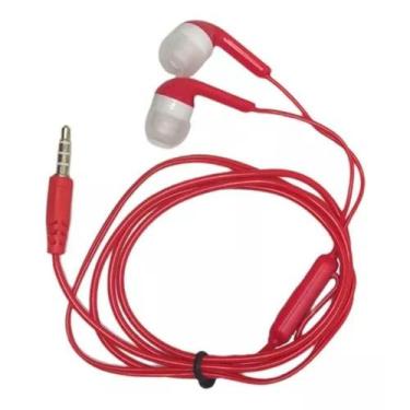 Imagem de Fone de Ouvido com Microfone FON-10032 Vermelho - Inova