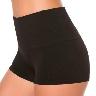 Imagem de Calcinha Boxer Microfibra DelRio 8250 Modeladora, Preto, G