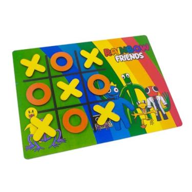 Imagem de Jogo da velha Rainbow Friends Lembrancinha Aniversário 10un