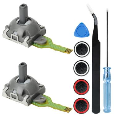 Imagem de Sedicoca 2 Pack Joystick Replacement for ROG Ally, Replacement Joystick Compatible with ASUS ROG Ally Compatible with GPD WIN3 Handheld, Analog Stick Transducer Drift Repair Kit