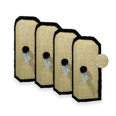 Imagem de Arranhador Gato Proteção Canto de Sofás Base Interna Brinquedo Bolinha