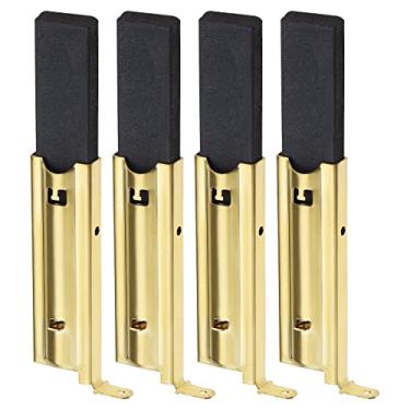 Imagem de ECSiNG 2 pares de escovas de carbono L94MF7 compatíveis com inserções de motor de soldagem de máquina de lavar acessórios de substituição 5 x 13,5 x 39,6 mm