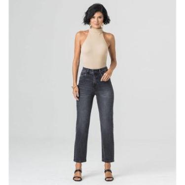 Imagem de Calça Sarja Reta Feminina Disparate-Feminino