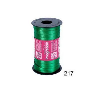 Imagem de Fita de Cetim Progresso 7mm nº1 - 100m Cor 217 Verde Bandeira - 01 uni