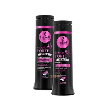 Imagem de Kit Haskell Shampoo e condicionador Cavalo Forte Hidra 300ml