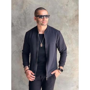Imagem de Jaqueta Bomber Masculina Moletom - Life Style, M