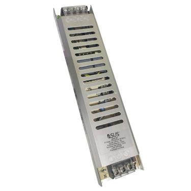 Imagem de Fonte Chaveada Slim Driver 24V 5A Fita de Led Perfil Lustre Camera CFTV Circuito Interno Dispositivo Eletronico Iluminaçao Versatil Multiuso