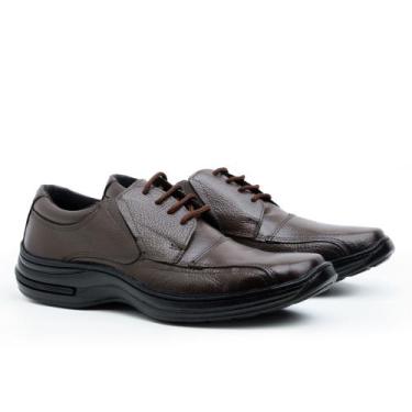 Imagem de Sapato Social Masculino Couro Legítimo com Cadarço 33 ao 46 - Tornile,