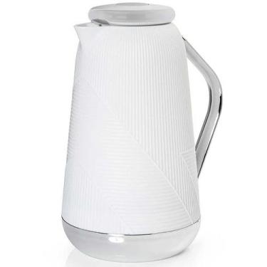 Imagem de Garrafa Termica 1L Bari PLUS Branca para CHA e Cafe Termopro