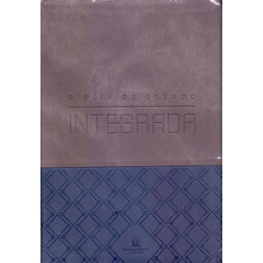 Imagem de Bíblia De Estudo Integrada, Nvi, Couro Soft, Azul e Grafite