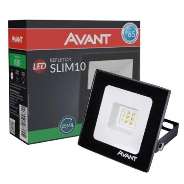 Imagem de Refletor Led Verde Slim 10W Bivolt Avant