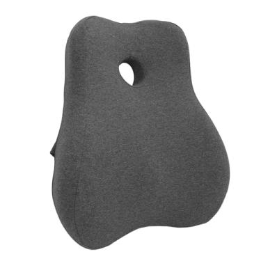 Imagem de Travesseiro de Suporte Lombar de Espuma Viscoelástica, Travesseiro de Suporte Traseiro Respirável de Ajuste Confortável, Fornecendo Suporte Ergonômico para Parte Inferior das