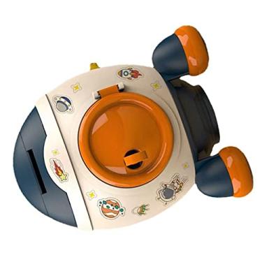 Imagem de Cofrinho de Foguete Espacial Dos Desenhos Animados para - Brinquedo de Armazenamento Elegante Em Azul Morandi, Verde, Ouro Rosa Romântico e Ouro Cinza Luxuoso -