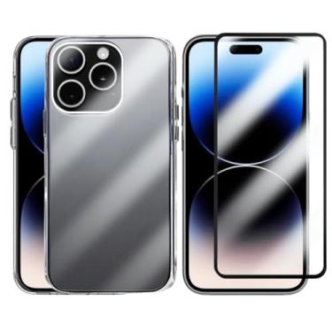 Imagem de Kit Proteção Compatível iPhone 14 Pro Max, Capinha Clear Case Space Transparente com Película de Vidro 3D