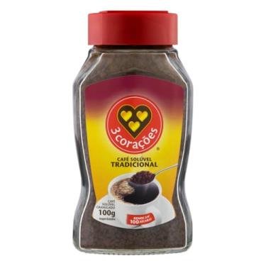 Imagem de 3 Corações Café Solúvel Tradicional, Vidro 100G