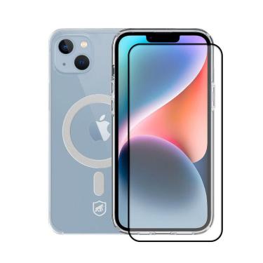 Imagem de Capa Magsafe e Pelicula Dual Glass para iPhone 13 - Gshield