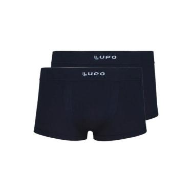 Imagem de Kit com 2 Cuecas Sunga Lupo 656-001, Preto, G