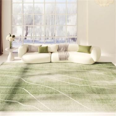 Imagem de HJZSZX Estilo Grande Área Carpete Fácil Cuidados Lavável Sala de Estar Carpetes Antiderrapante Confortável Quarto Tapete Decorativo, YY021,3,B,200X200CM