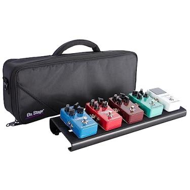 Imagem de On-Stage GPB2000 Placa de pedal compacta com bolsa de transporte, preta