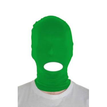 Imagem de Sheface Máscara masculina e feminina de elastano com capuz de boca aberta para fantasia de cosplay de Halloween