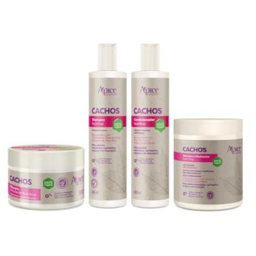 Imagem de Apse Cachos Shampoo e Condicionador e Máscara e Ativador