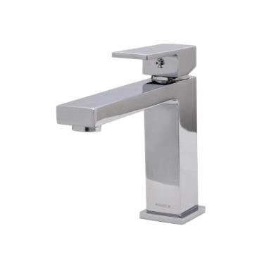 Imagem de Torneira para Banheiro Misturador Monocomando Purangi Baixa Pingoo.casa - Prata