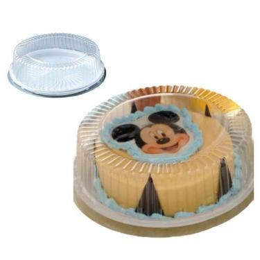 Imagem de Embalagem Descartável Bolo Torta 1,5kg G56MB Baixa 10 unid - Galvanote