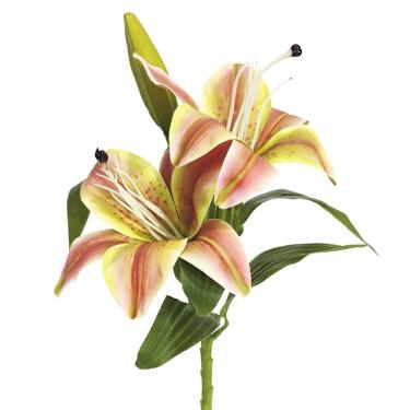 Imagem de Haste Lírio X2 Artificial Decorativo 38cm