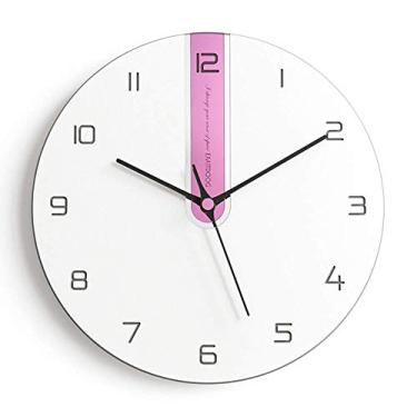 Imagem de XFNVXC Quartos, cafés, locais públicos, relógios de parede minimalistas, relógios de sala de estar, relógios decorativos, atmosfera criativa, personalidade, casa (cor: Black-Soul Eater1) Visão (pacote