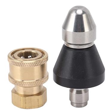Imagem de Kit de Jato de Esgoto para Lavadora de Pressão, Fios Femininos (G3/8) Sedimento Buster Hot Water Heater Limpe o Jato de Esgoto Com Mangueiras Compatíveis para Proprietários de