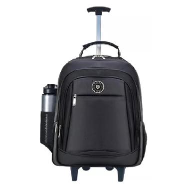 Imagem de Mochila de Rodinhas Masculina Feminina Escolar Trabalho Viagens Passeio Faculdade