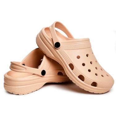 Imagem de Babuche Feminina Masculina Confotavel Croks Sandalia Papete Ortopédico Solado Em Eva (Nude, BR, Adulto, Numérico, 34)