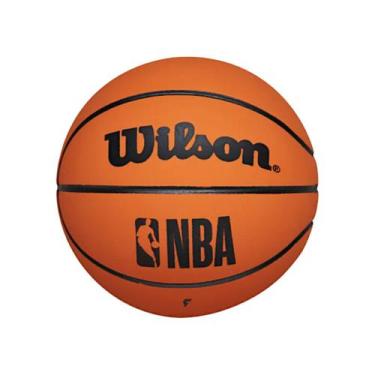 Imagem de Mini Bola Basquete Wilson NBA Dribbler, Marrom
