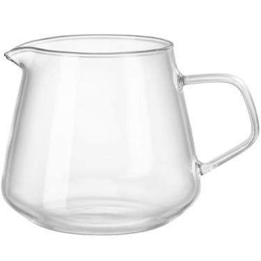 Imagem de 1 Unidade Pote De Café Bule De Vidro Para Fogão Jarro De Serviço Jarro De Molho Xícara De Café Chaleira De Água Jarro De Creme De Leite Mini Cafeteira Pote De Vidro Concentrado