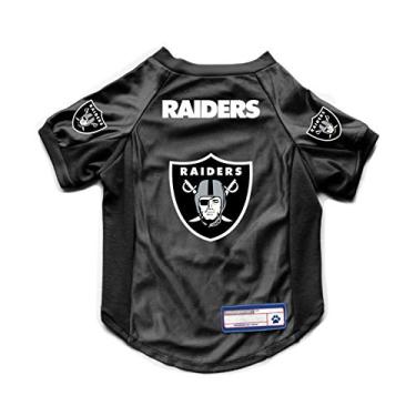 Imagem de Littlearth Unissex-adulto NFL Las Vegas Raiders Stretch Pet Jersey, Cor do time, PP