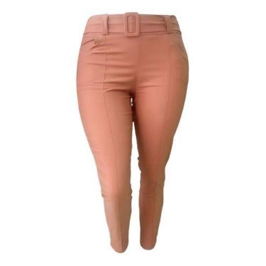 Imagem de Calça Plus Size Feminino Social Com Bolsos E Cinto  - Bucci Boutique, 