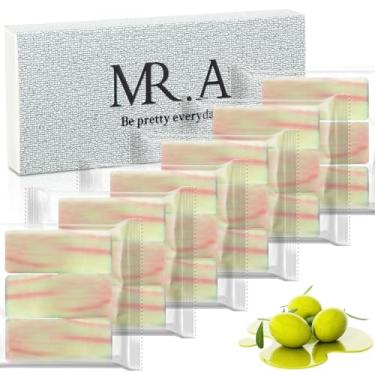 Imagem de 23 sabonetes de viagem feitos à mão, mini sabonete de oliva embrulhado individualmente, barras suaves para banho corporal, homens e mulheres, artigos de higiene de tamanho de viagem para sem-teto e