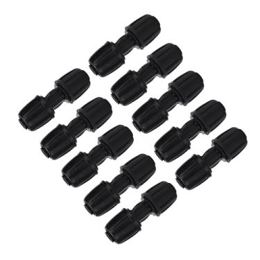 Imagem de Tubo de Irrigação, Tubulação de Irrigação Adaptador de Irrigação Irrigação de Gotejamento de Jardim 10pcs Ajuste de Conector de água Reta para Mangueira de 16 Mm