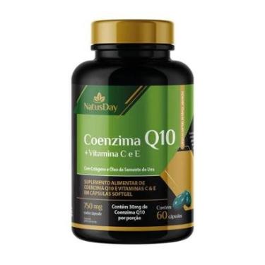 Imagem de Coenzima Q10 Colágeno Hidrolisado 60 Cápsulas Natusday-Unissex