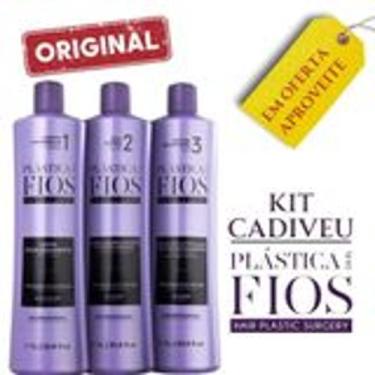 Imagem de Selagem Térmica Plástica dos Fios Cadiveu 3x1 Litro - A Mais Vendida