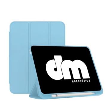 Imagem de Capa Para Xiaomi Redmi Pad Se Tela 8.7 Hibernação + Película DM ACESSÓRIOS (AZUL BEBÊ)