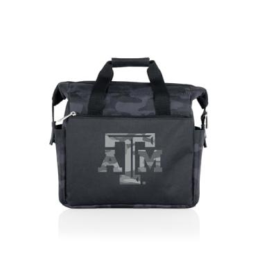 Imagem de Picnic TIME NCAA Texas A&M Aggies On The Go Lancheira, Lancheira térmica macia, lancheira isolada, (camuflagem preta)