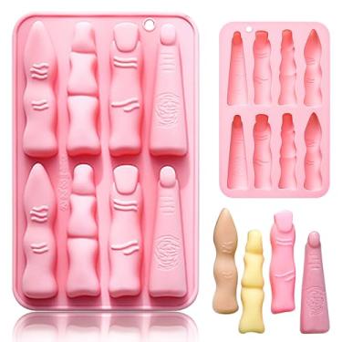 Imagem de Molde de silicone de dedo falso de Halloween, molde de chocolate de dedo de Halloween, ferramenta de cozimento faça você mesmo para decoração de bolos, enfeite de cupcake, fondant, pasta de goma de