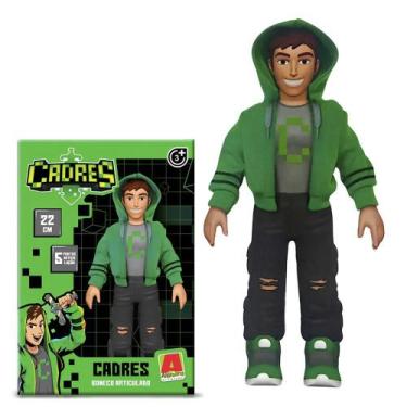 Imagem de Boneco De Vinil Cadres 25cm 4 Pontos De Articulação Youtuber Roupas Te