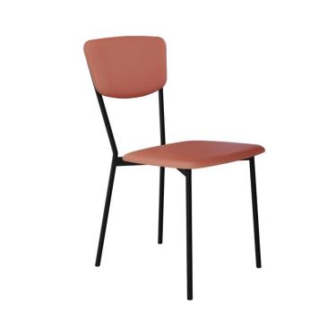 Imagem de Cadeira Vintage Retrô Fixa C-4 Pés 425 X505 X 830 Mm C-1 Un. Cn.marte Terra Rose Cn.marte Terra Rosê