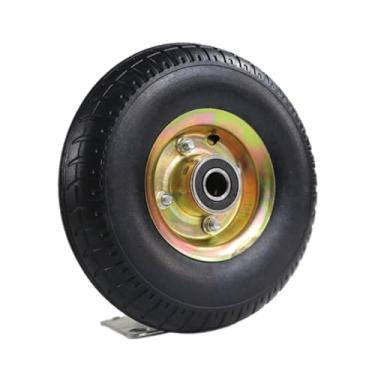 Imagem de Generic Roda de Carrinho de Mão 10" 3.50-4, Abertura Livre, Largura de 2,6 Polegadas, Furo de rolamento 20 mm
