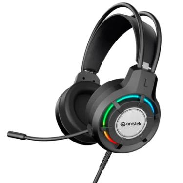 Imagem de Fone De Ouvido Headset Gamer RGB LED PC Computador Vídeogame