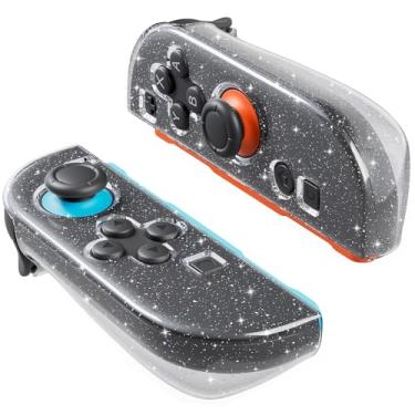Imagem de GLDRAM Protective Case for Nintendo Switch 2 Joycon, Soft TPU Joycon Skin Cover for Switch 2 Controller Grip, Shockproof & Anti-Scratch Protection Accessories - Clear Glittery