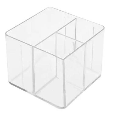 Imagem de Porta Objetos Com 3 Divisórias 3020h Cristal - Dello