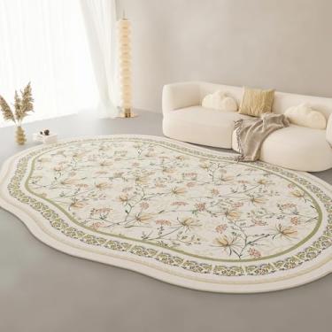 Imagem de Tapetes para quarto, formas irregulares, decoração para sala de estar, carpete grosso, felpudo, macio (200x300 cm/A)